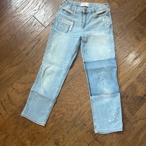 High rise ankle straight